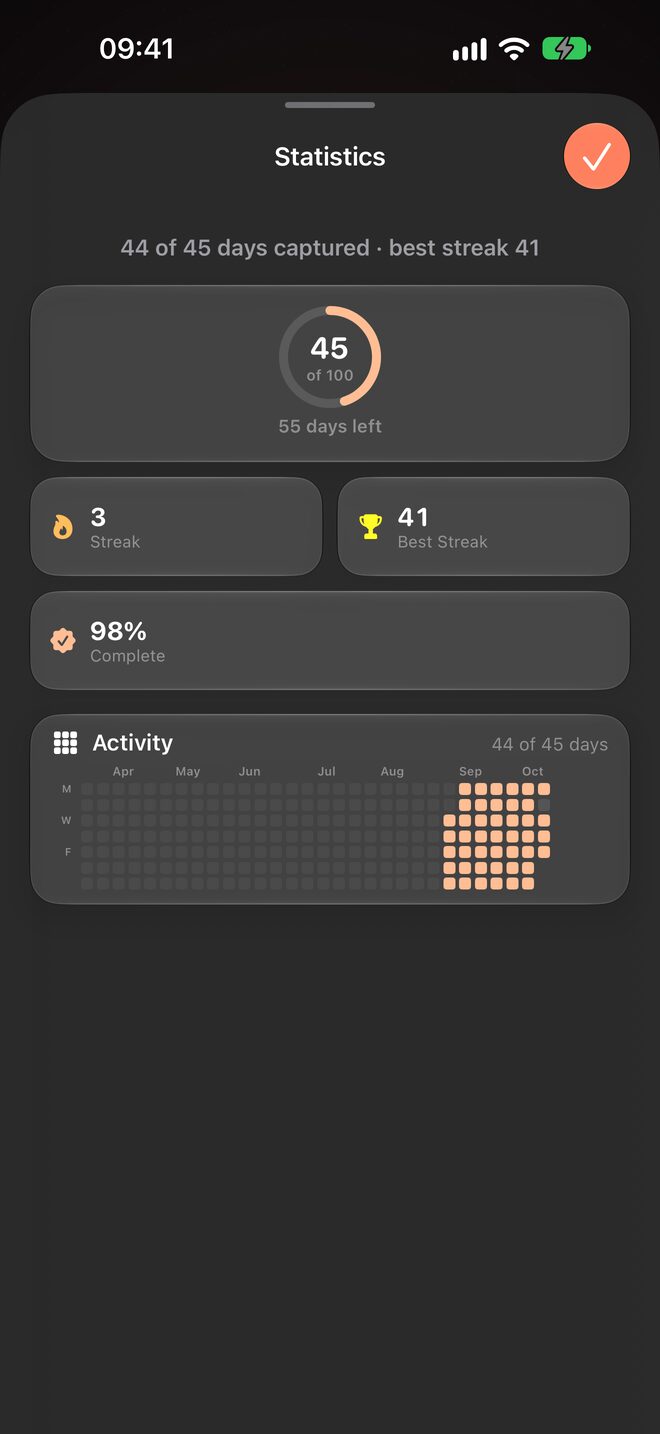 Streaks that keep you going